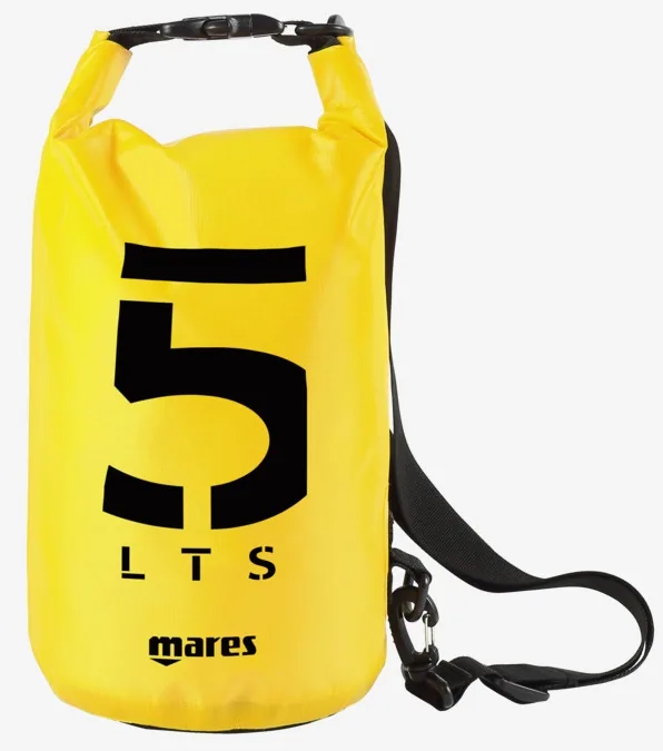 WASSERDICHTER SACK SEASIDE DRY BAG LT. 5 GELB MARES